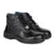Liberty Warrior Leather Steel Toe High Ankle Black Work Safety Shoes, 98-02-SSBA, Size: 12