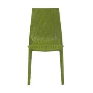 Supreme Lumina Premium Plastic Mehndi Green Chair without arm (Pack of 2)