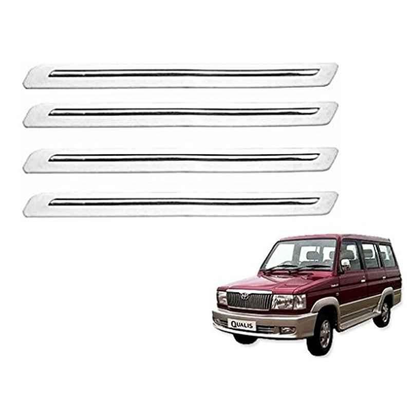 Kozdiko 4 Pcs White Car Bumper Protector Set for Toyota Quails