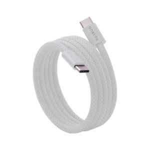 Onelife 1m 80W Nylon White Magnetic Self-Organising USB Type-C to Type-C Fast Charging Cable with PD 3.0 & PPS Support & 6 Months Warranty, OLCH-27