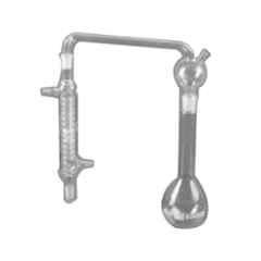 Glassco 500ml White Printing Boro 3.3 Glass Ammonia Distilling Apparatus with Graham Condenser, 340.202.03