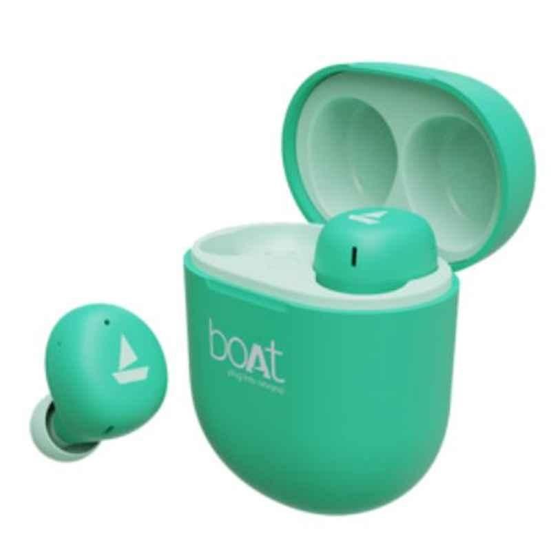 boAt Airdopes 381 Medium Spring Green Bluetooth Earbuds with Mic