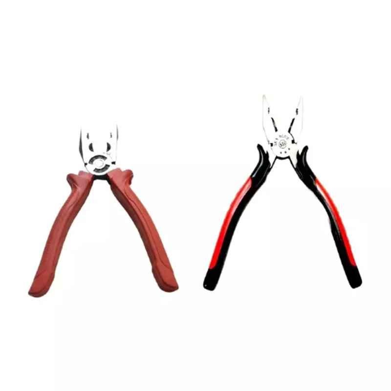 Sky Blue 2 Pcs 7.8 inch Lineman Plier Combo, SBE_PLIER_COMBO_MOD_01053