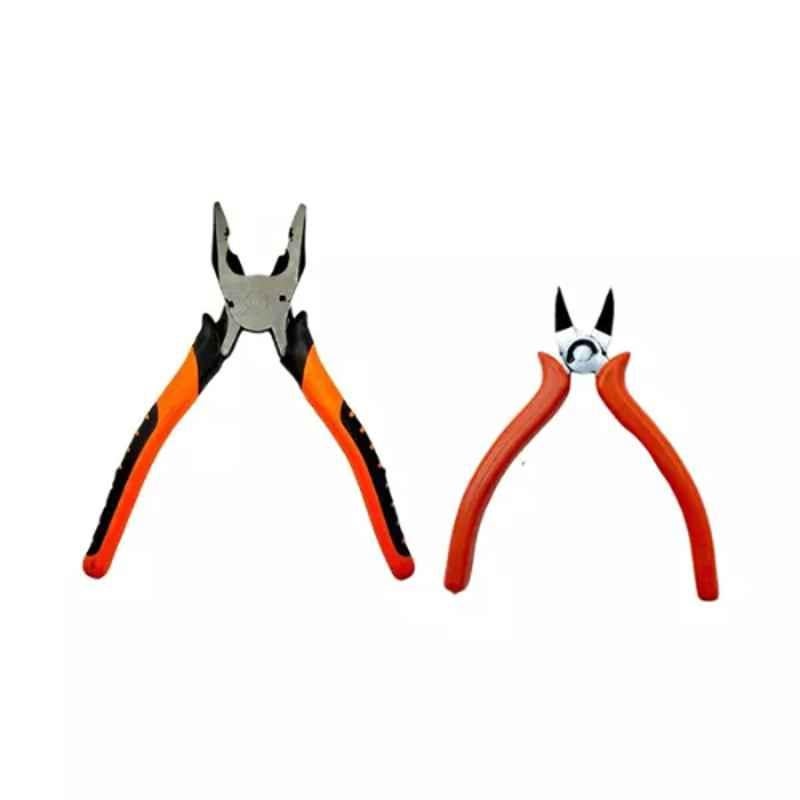 Sky Blue 2 Pcs 7.8 inch Lineman Plier Combo, SBE_PLIER_COMBOS_COMBO_440