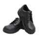 Indcare Jumbo Leather Black Steel Toe Work Safety Shoes, Size: 8
