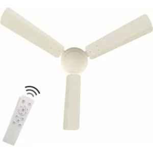 Candes Acura 30W Ivory BLDC Motor 3 Blade Ceiling Fan with Remote, Sweep: 1200 mm, BLDC-Acurai1cc