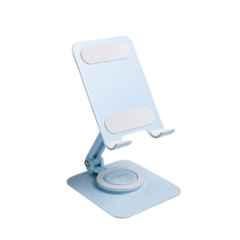 Onelife Flexi 360 Aluminium Alloy Blue Adjustable Mobile Holder Stand with 360 deg Rotation for Smartphones & Tablets