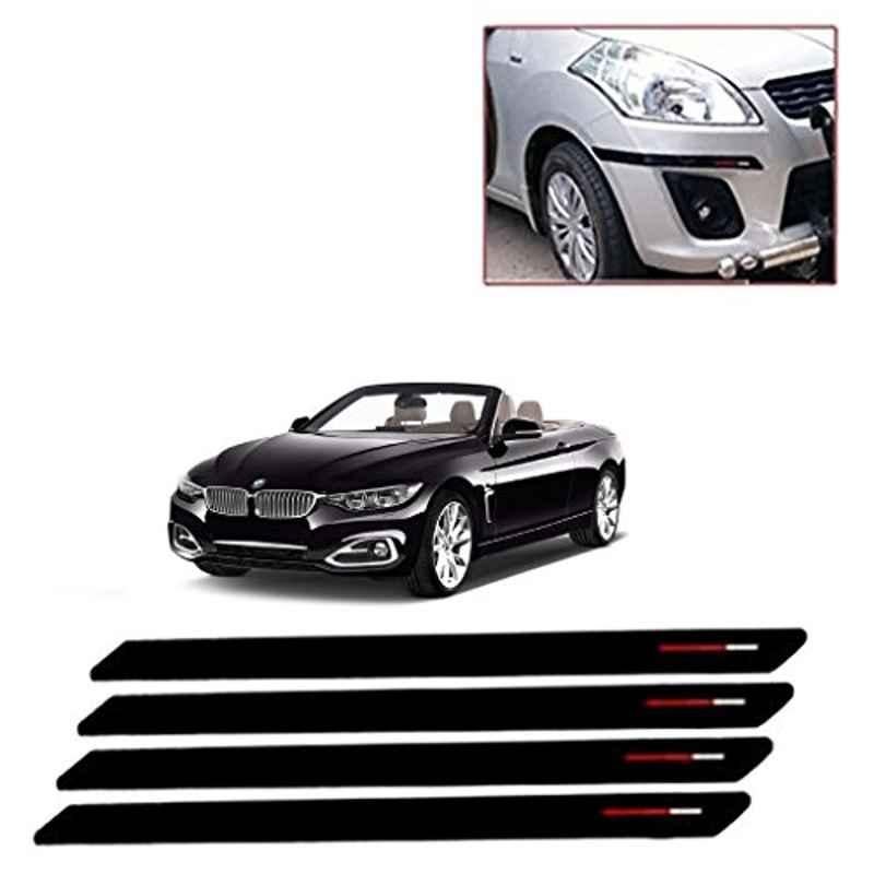 Kozdiko 4 Pcs Black & Red Bumper Protector Set for BMW 4 Series