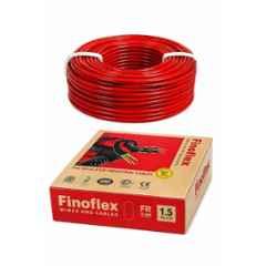 Finoflex 1.5 Sqmm Red CCS FR PVC Insulated Single Core Electric Wire, Length: 70 m