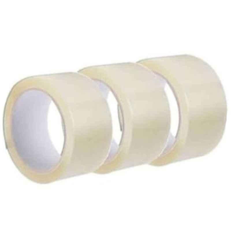 Veeshna Polypack 65m 2 inch Transparent Bopp Packaging Tape (Pack of 3)
