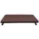 Ciplaplast 64x45x7cm Plastic Brown Height Adjustable Top Folding Rectangular Table