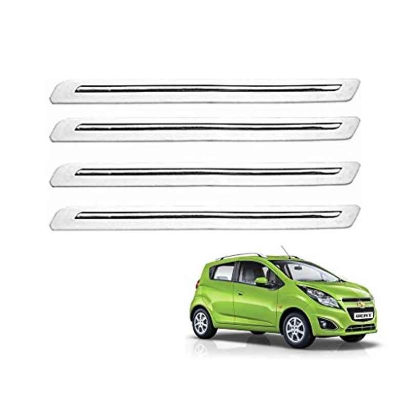 Kozdiko 4 Pcs White Car Bumper Protector Set for Chevrolet Optra