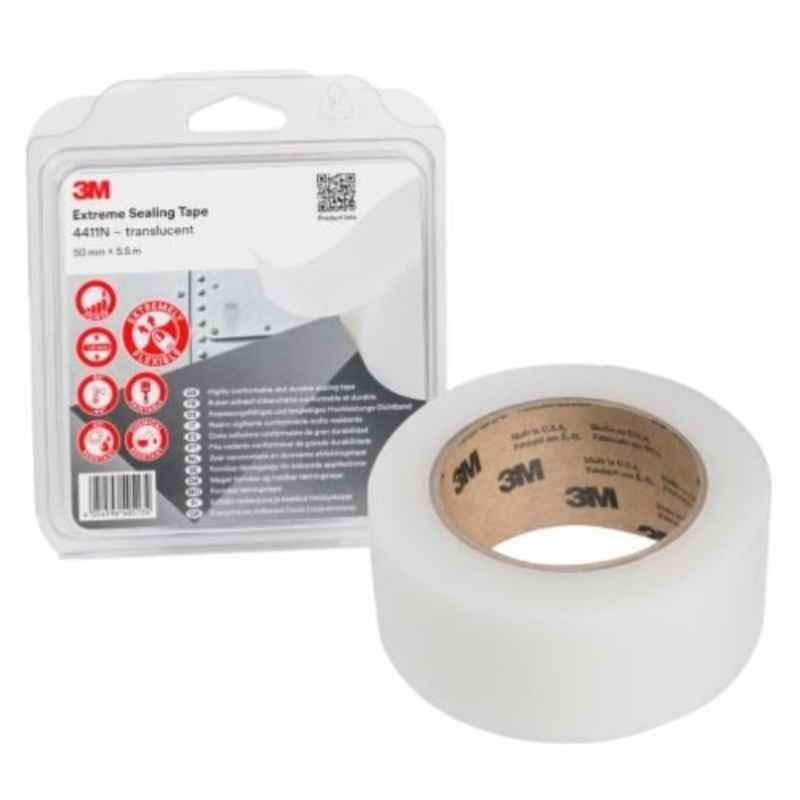 3M 4411N 50mm Translucent Restricted IPC Extreme Sealing Tape, Length: 5.5 m