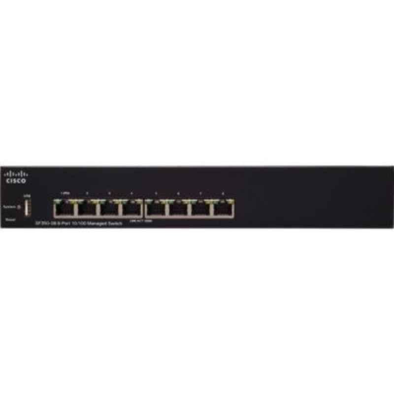 Cisco 32W 8 Ports PoE Black Unmanaged Network Switch , SF110D08HP