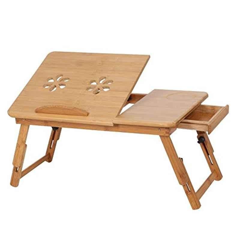 Rubik Wood Laptop Table with Cooling Fan & Drawer, RBDFS5