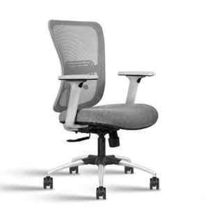 Rose Milan Mesh Grey Medium Back Ergonomic Office Chair
