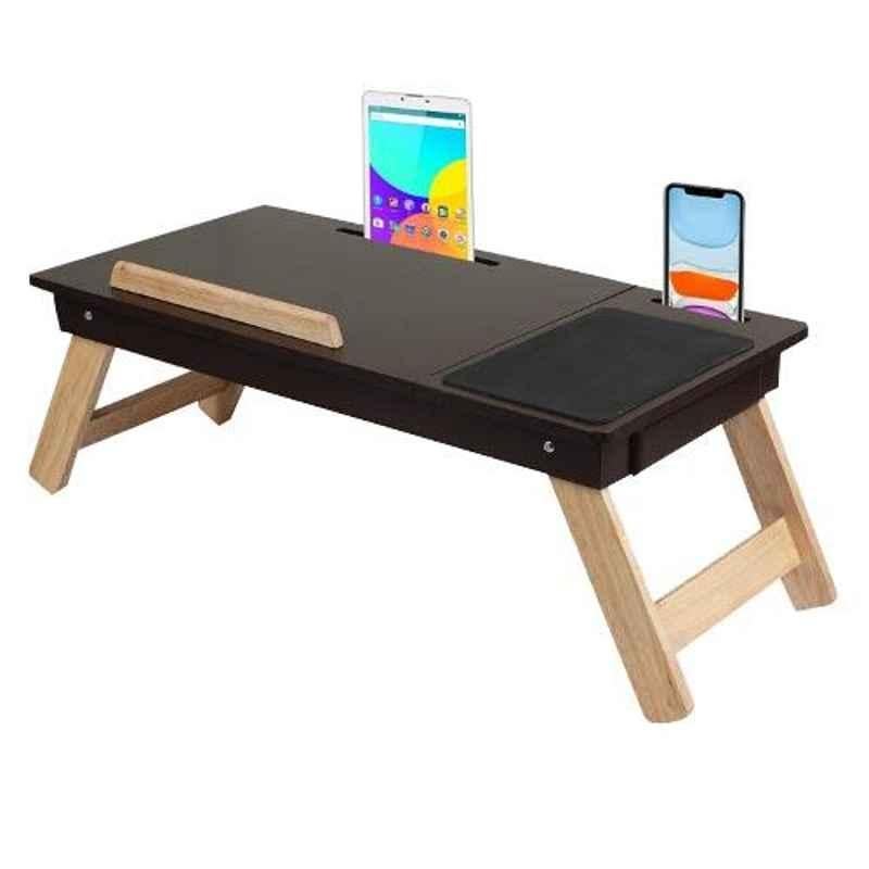 IBS Brown Pine Wood Foldable Multi Function Portable Table, WLT-12
