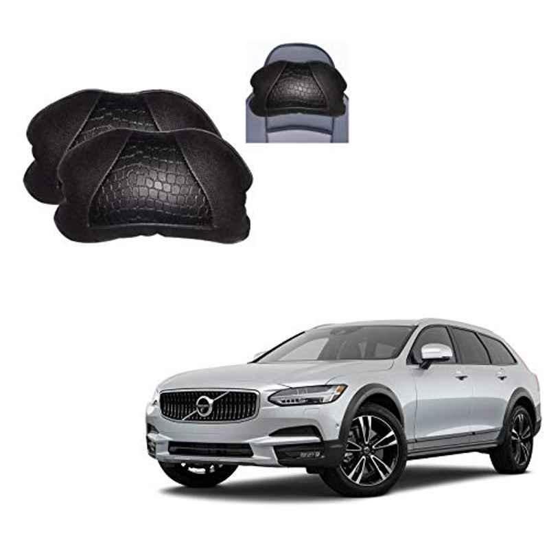 Kozdiko 2 Pcs Black Neck Rest Cushion Pillow Set for Volvo V90
