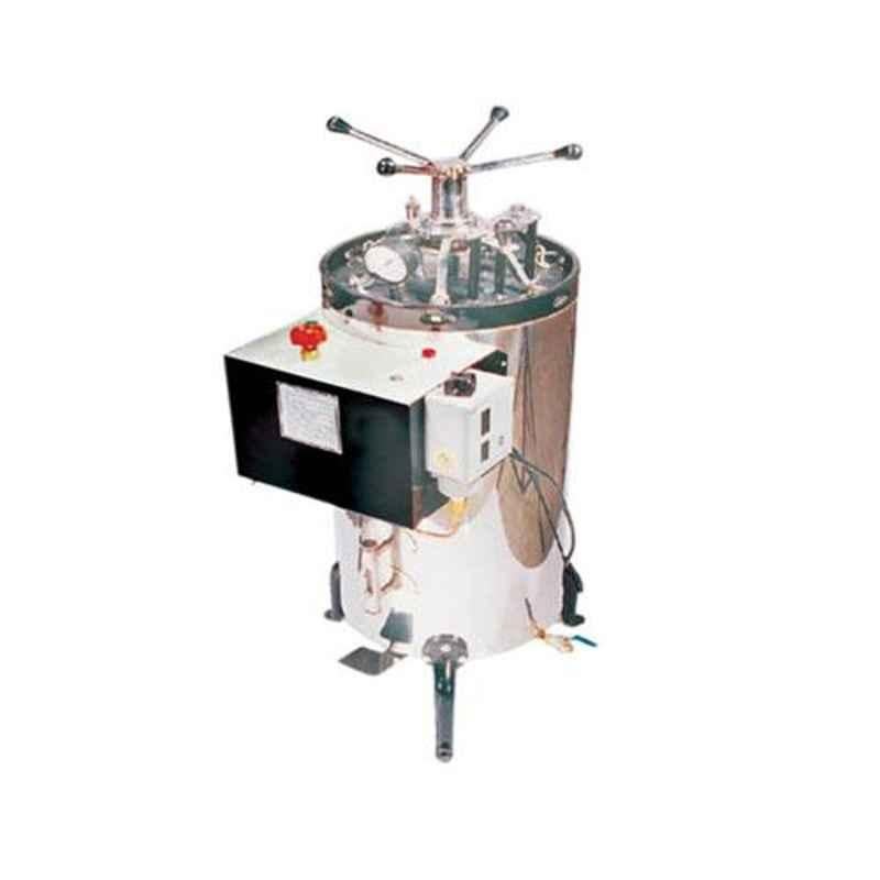 U-Tech 350mm 4kW Stainless Steel Triple Walled High Pressure Vertical Autoclave, SSI-102
