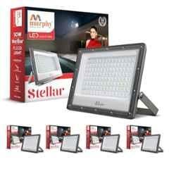 Murphy Stellar 50W 6500K Aluminium Cool White LED Flood Light for Outdoor (Pack of 5)