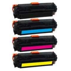 Spectrum 4 Pcs CB540A,CB541A,CB542A,CB543A/CE320A,CE321A,CE322A,CE323A/CF210A,CF211A,CF212A,CF213A/CRG116/316/716/131/331/731 2000 Pages Toner Cartridge Set