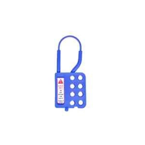 Lukko Safety 8 Holes PPCP Blue Non Conductive Safety Lockout Hasp, Jaw Size: 32.5-63.5 mm, LS-H64