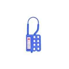 Lukko Safety 8 Holes PPCP Blue Non Conductive Safety Lockout Hasp, Jaw Size: 32.5-63.5 mm, LS-H64