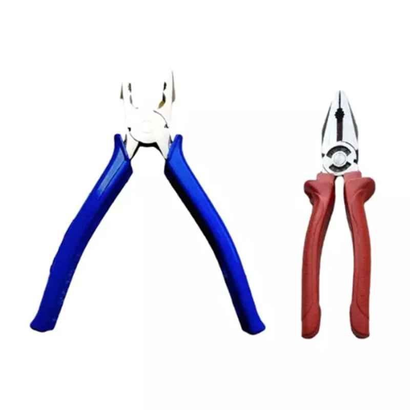 Sky Blue 2 Pcs 7.8 inch Lineman Plier Combo, SBE_PLIER_COMBOS_COMBO_004