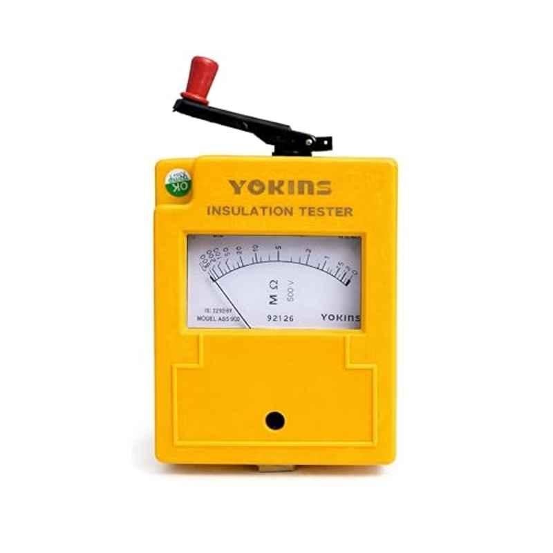 Yokins AHD Series 500V 500 Mohms ABS Hand Driven Analog Megger Insulation Tester, AHD-505