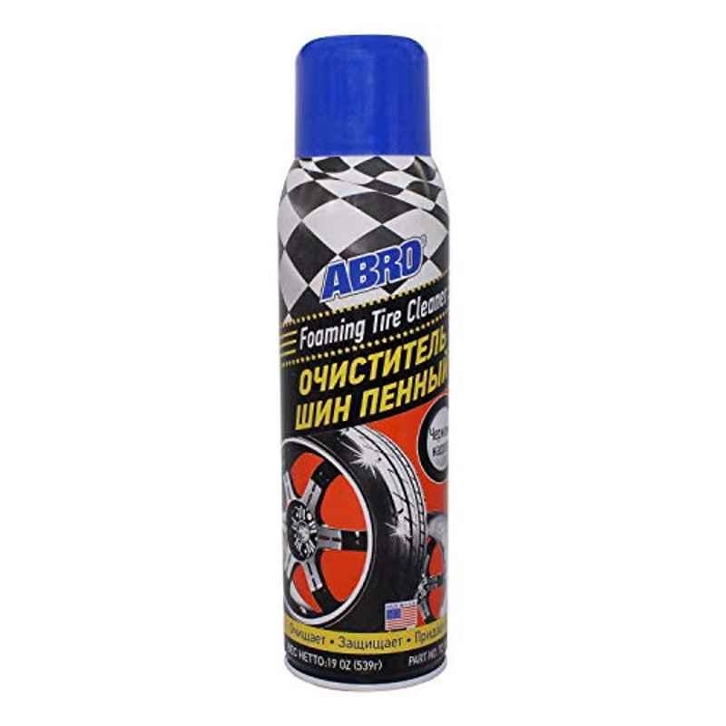 Abro Tc-800-R Foaming Tire Cleaner Spray Car Tyre Wheel Cleaner Foam No Wipe No Rinse Formula (595g)