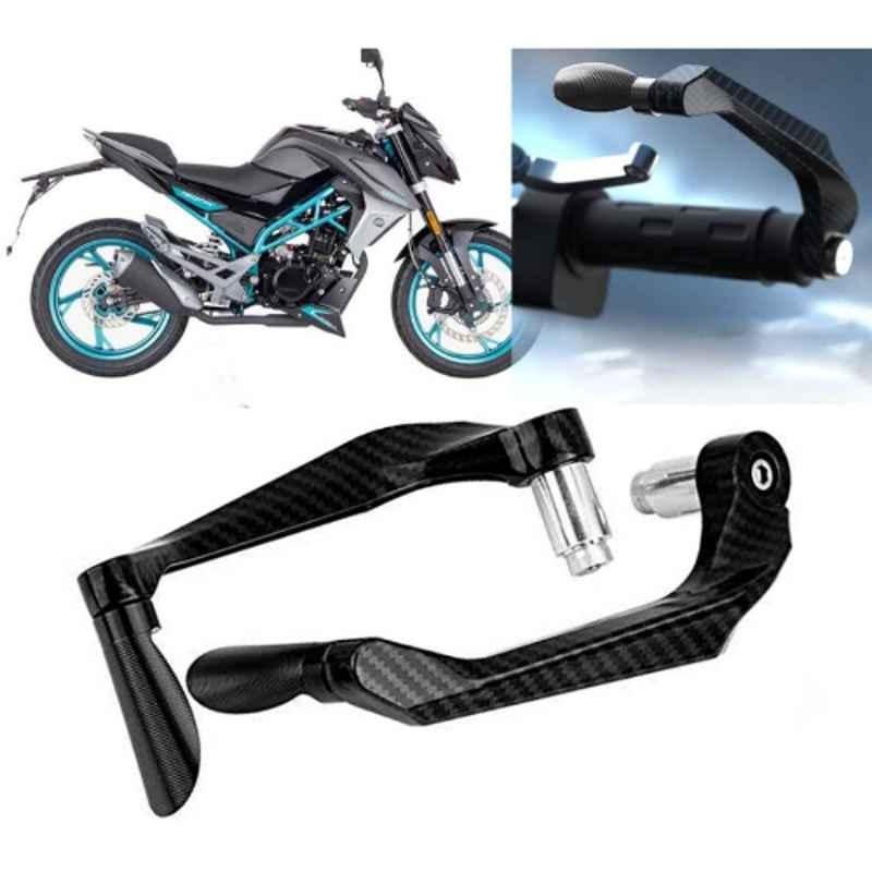 Auto Pearl 2 Pcs Aluminium Carbon Black Brake Clutch Lever Set for CFMoto 150 NK BS6