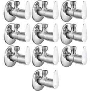 Fastgear Fusion Stainless Steel Angle Wall Valve (Pack of 10) by Moglix