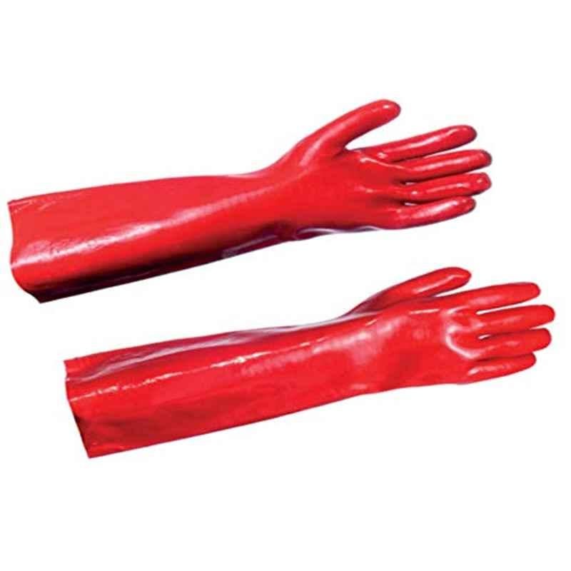 Robustline Rubber Gloves 1 Pair Red