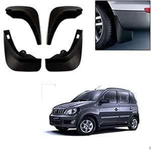 Buy Auto Pearl 4 Pcs ABS Black Front & Rear Cup Type Mud Flaps Car Splash  Guard Set for Tata Nano T2 Online At Price ₹589