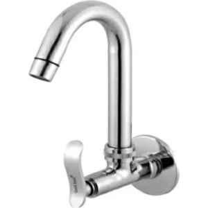 Gold Bell Splash Kitchen & Bathroom Brass Wall Mount Chrome Basin Tap