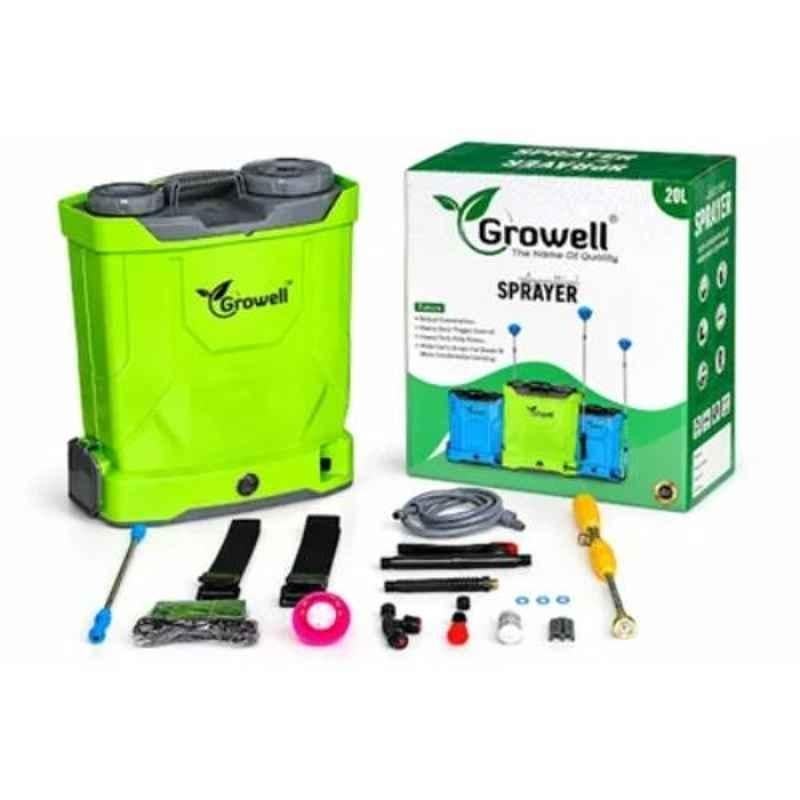 Growell 12V 18Ah 20 Litre Double Motor Battery Sprayer for Agriculture & Garden Use