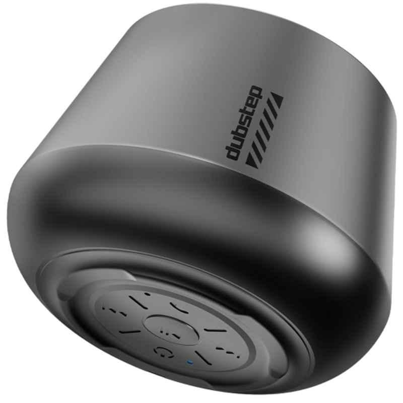 Dubstep Pop 610 6W 52mm Grey Bluetooth Speaker with 15 hrs Playback Time