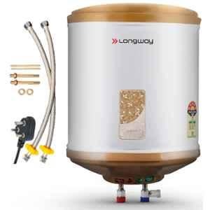 Longway Hotspring 3000W 3 Litre 5 Star Gray Instant Water Heater with  Multiple Safety System & Rust-Proof Body, DSQW-78688350