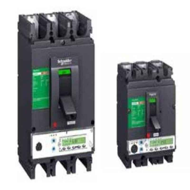 Schneider Electric 50kA 250A 4 Pole Easypact CVS MCCB with Built in LSIG Trip Unit, LV525650