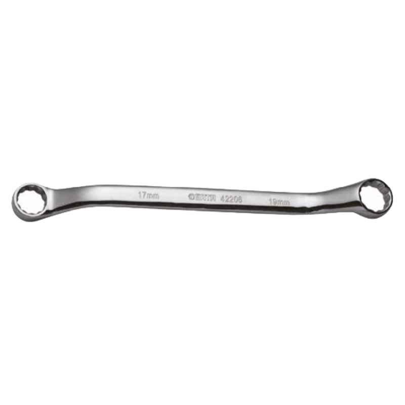 Sata GL42206 17x19mm Metric CrV Steel Offset Double & Wrench