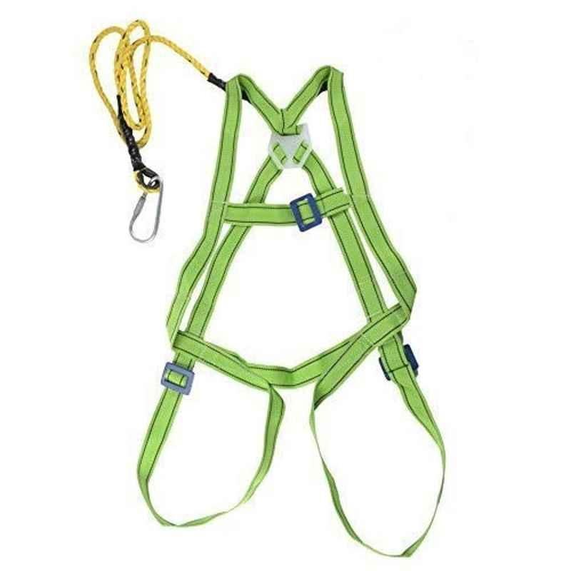 Xponion PP & Nylon Single Hook Full Body Safety Harness Belt, XP-32