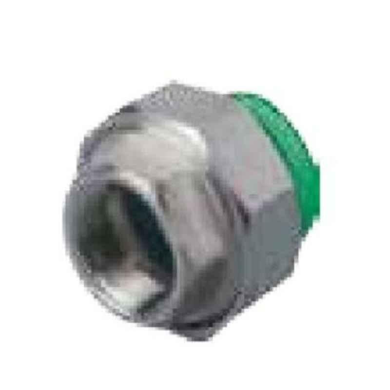 Hepworth 50mm x 1.1/2 inch PP-R Green Hexagon Female Pipe Transition Joint, 4302905005122 (Pack of 25)