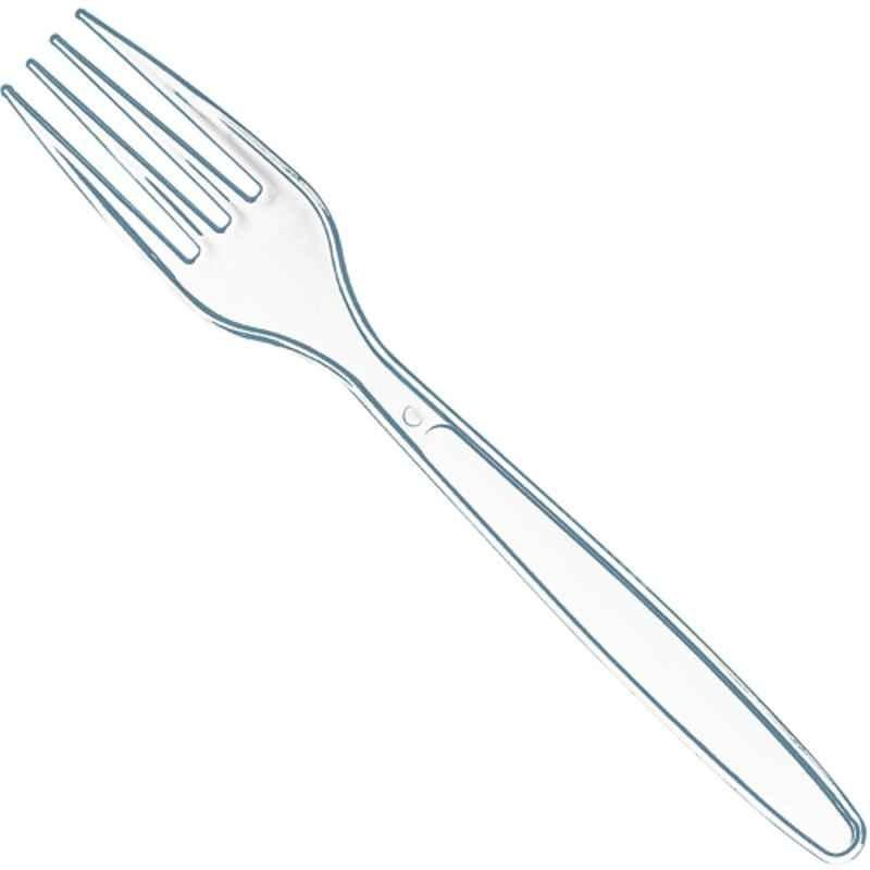 Hotpack 50Pcs Plastic Clear Fork Set, CPF