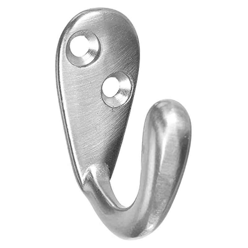 National Hardware Zinc Single Satin Nickel Robe Hook, N830-142