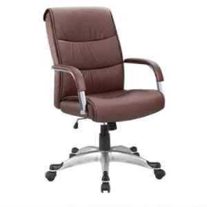 Evok Plush Leatherette Brown Executive Office Chair, FFOFOCALMTBR11655M