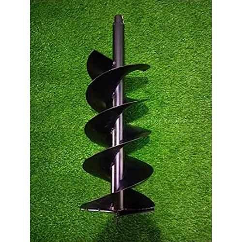 Buy Mecstroke 10 inch Heavy Duty Double Spiral Earth Auger Bit, SM375NR