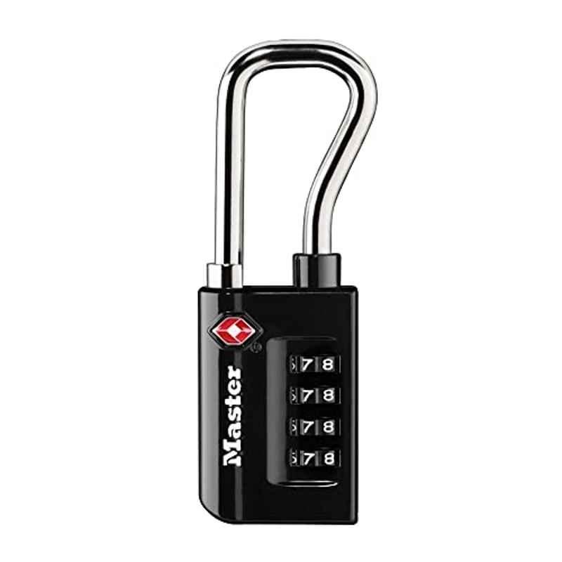 Master Lock 1-5/16 inch Black Combination Padlock, 4696D