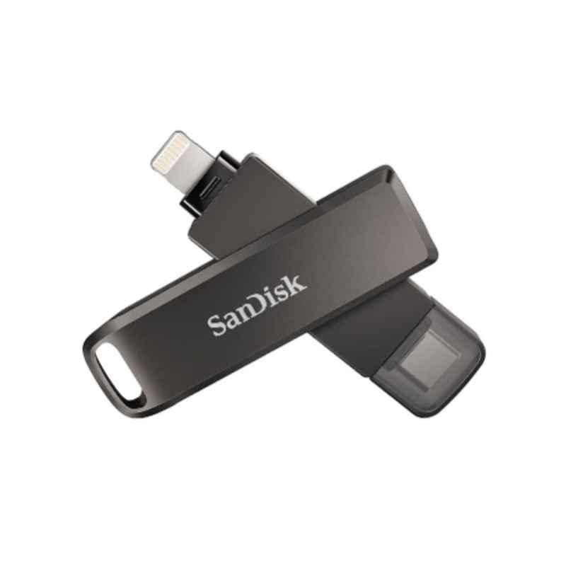 Sandisk iXpand 128GB Black Type-C USB 3.0 Flash Drive, SDIX70N-128G-GN6NE