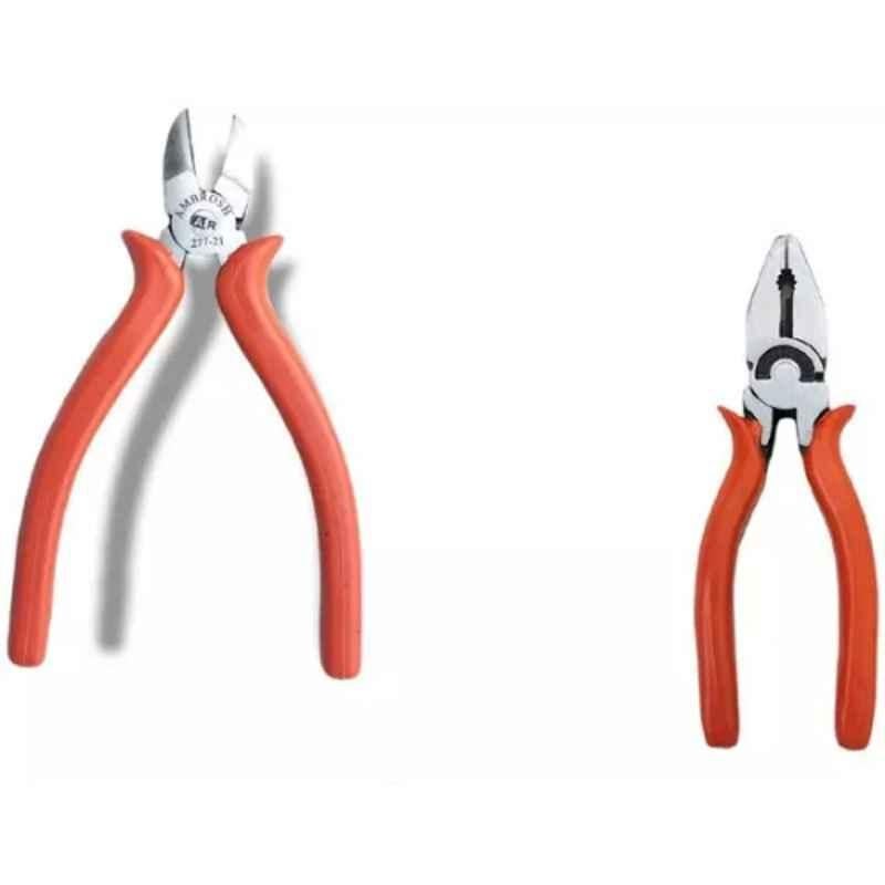 Sky Blue 2 Pcs 7.8 inch Lineman Plier Combo, SBE_PLIER_0318