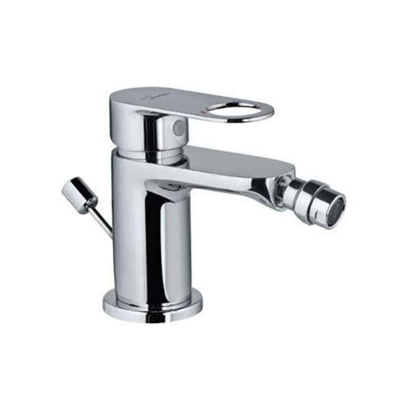Jaquar Ornamix Prime Black Matt Single Lever 1-Hole Bidet Mixer with 375mm Braided Hose, ORP-BLM-10213BPM